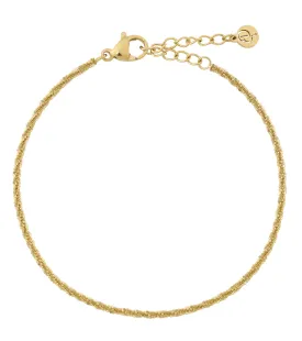 TINSEL THIN BRACELET GOLD