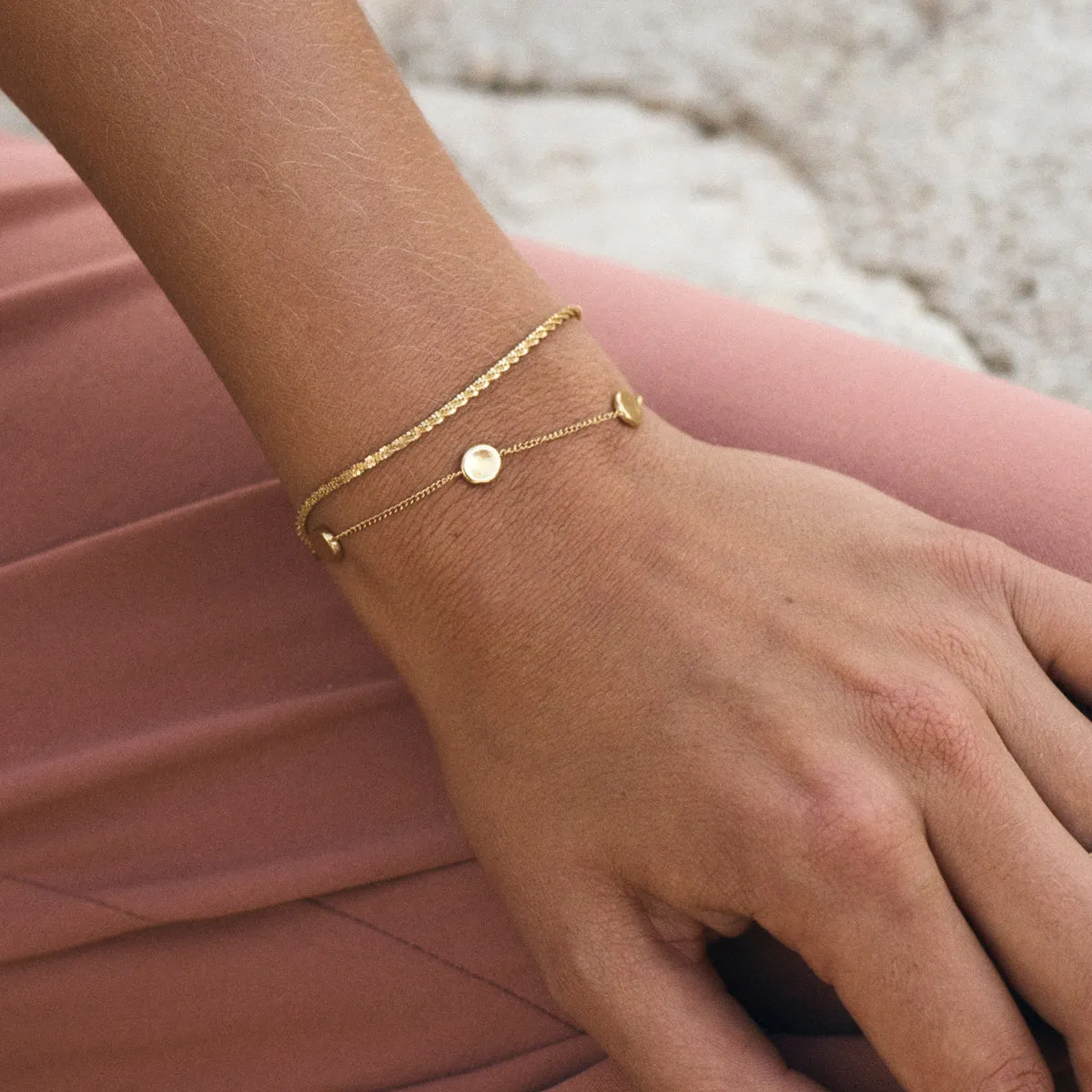 TINSEL THIN BRACELET GOLD