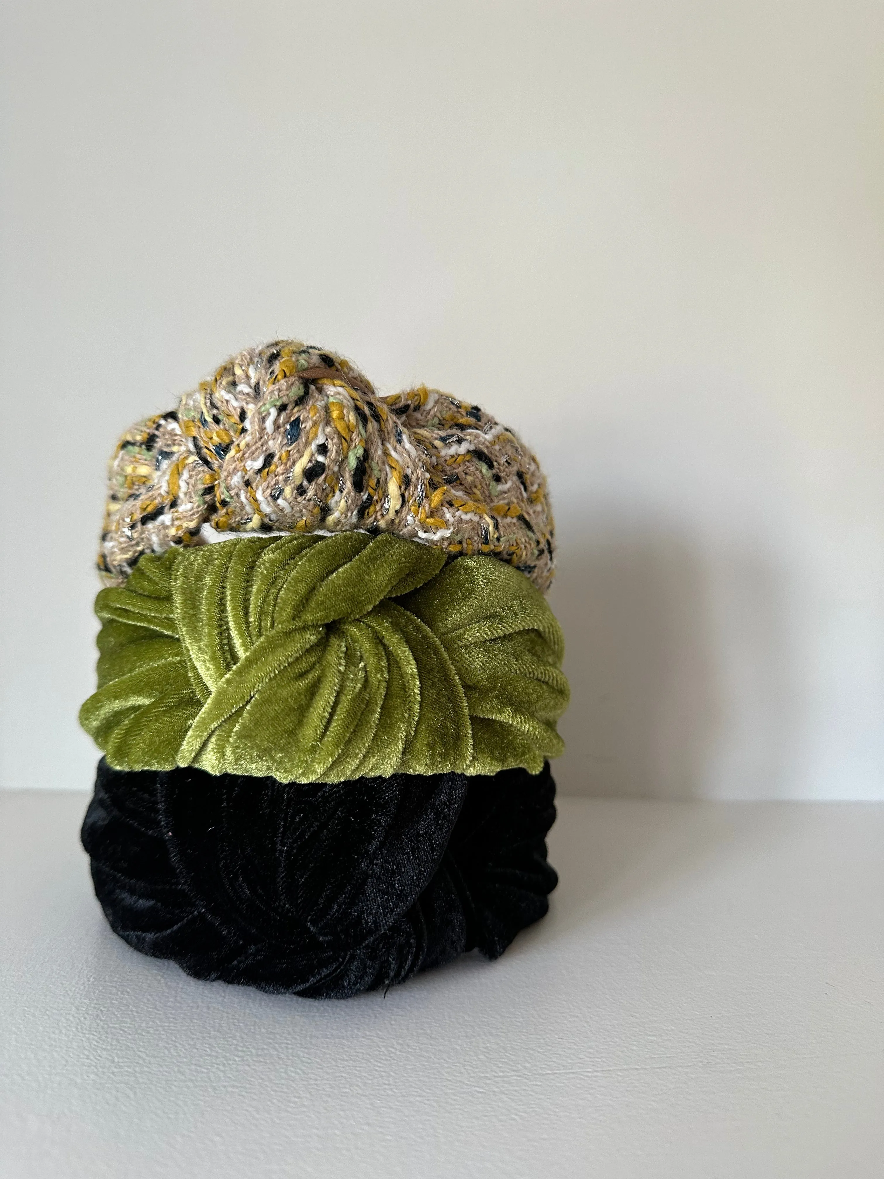 Tweed High Knot Headband