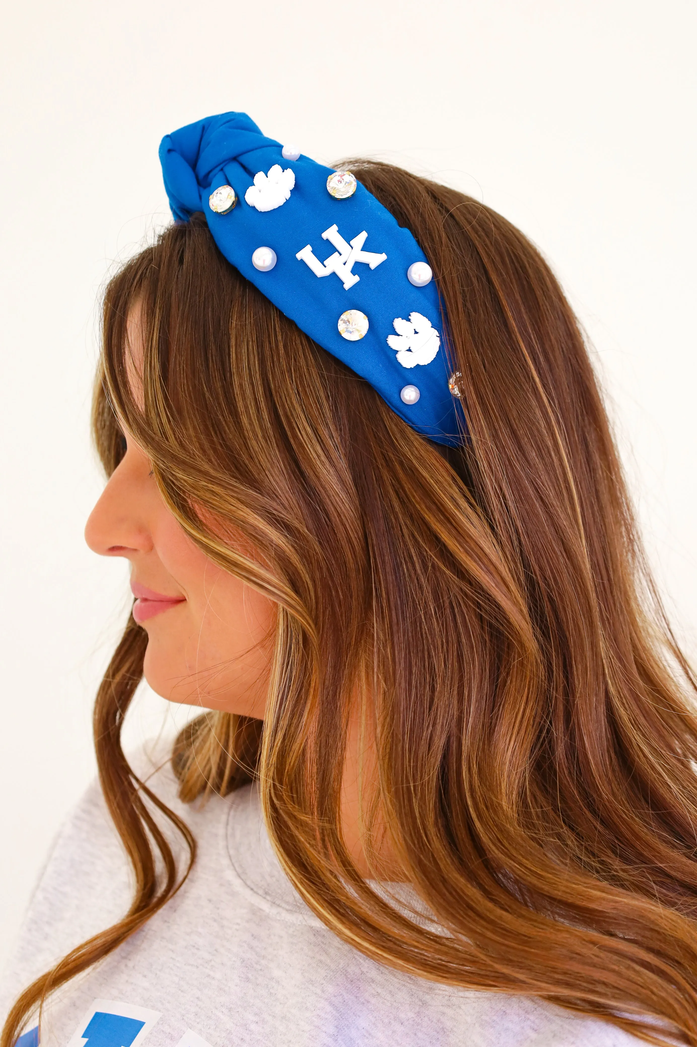 UK HEADBAND IN BLUE