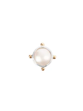 Venus Pearl Pinkie Ring